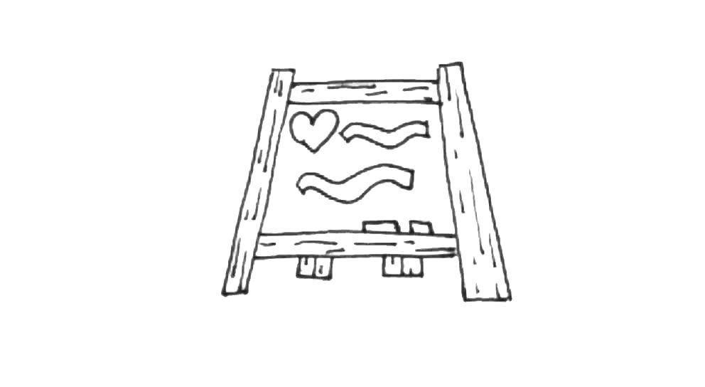小黑板简笔画画法步骤