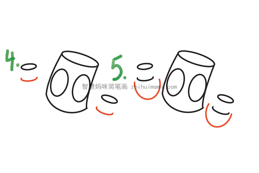 如何画卡通烛台