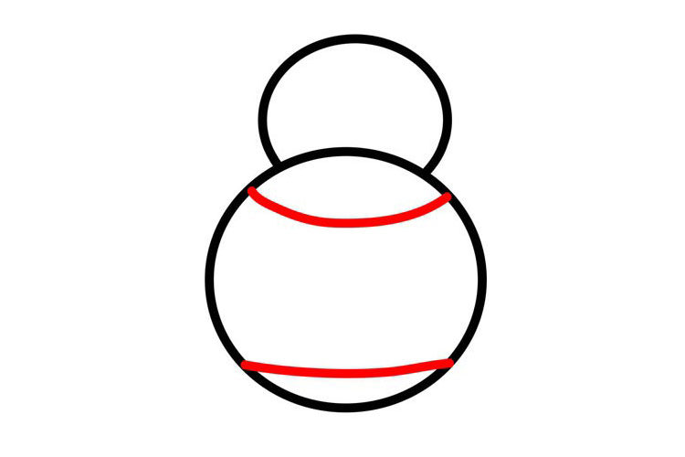 雪人简笔画画法详解
