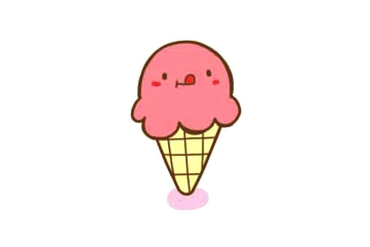 漂亮的冰激凌简笔画图片大全