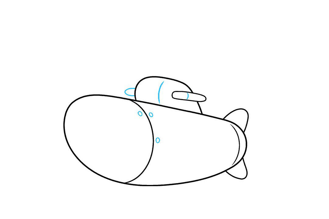 潜水艇怎么画