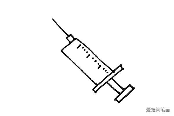 注射器简笔画的画法