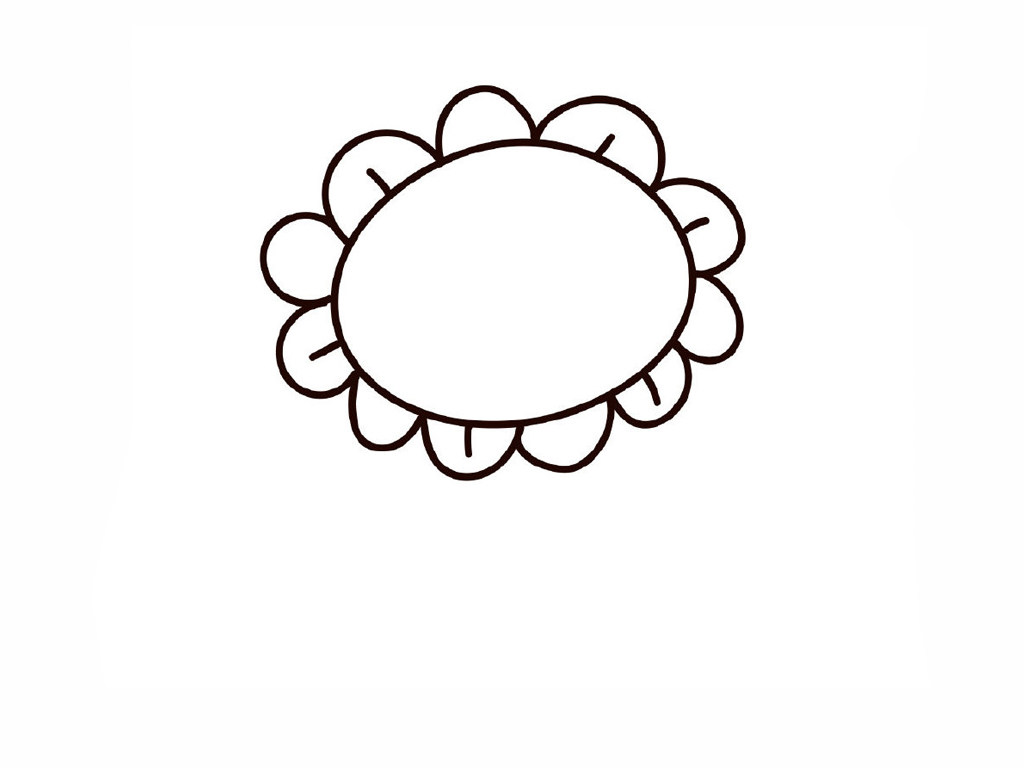 植物大战僵尸太阳花简笔画教程