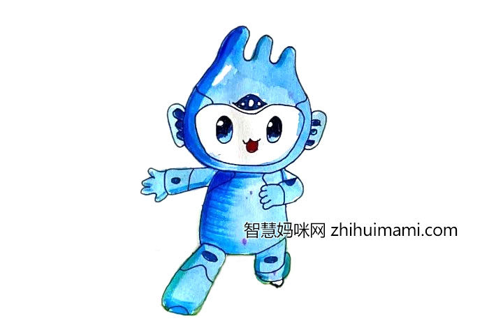 2022杭州亚运会吉祥物简笔画图片