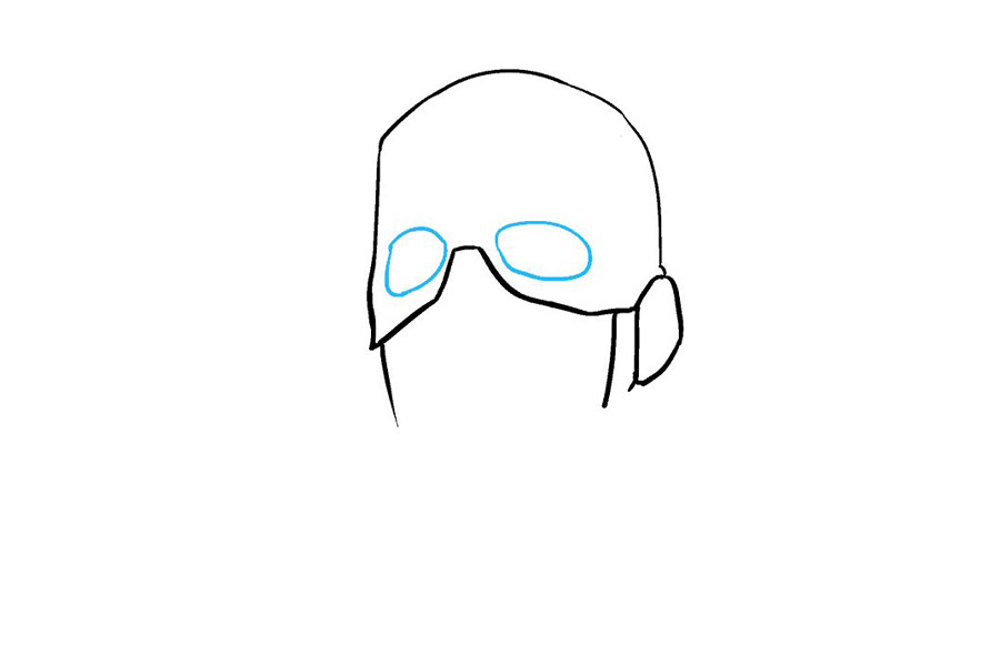 如何画美国队长