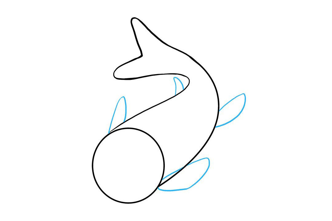 如何画锦鲤鱼简笔画