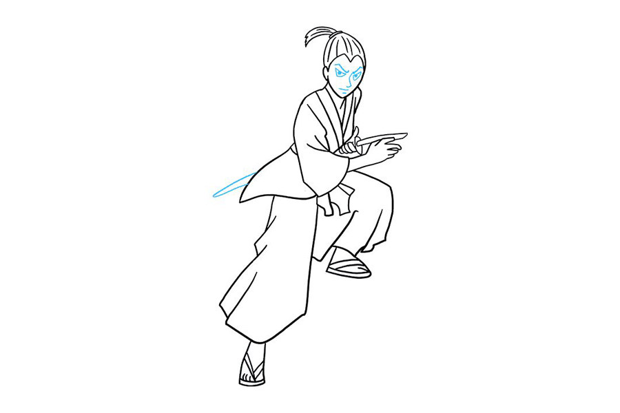 如何画武士