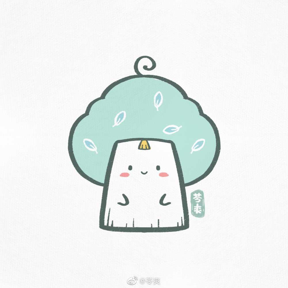 一组可爱的春日小画