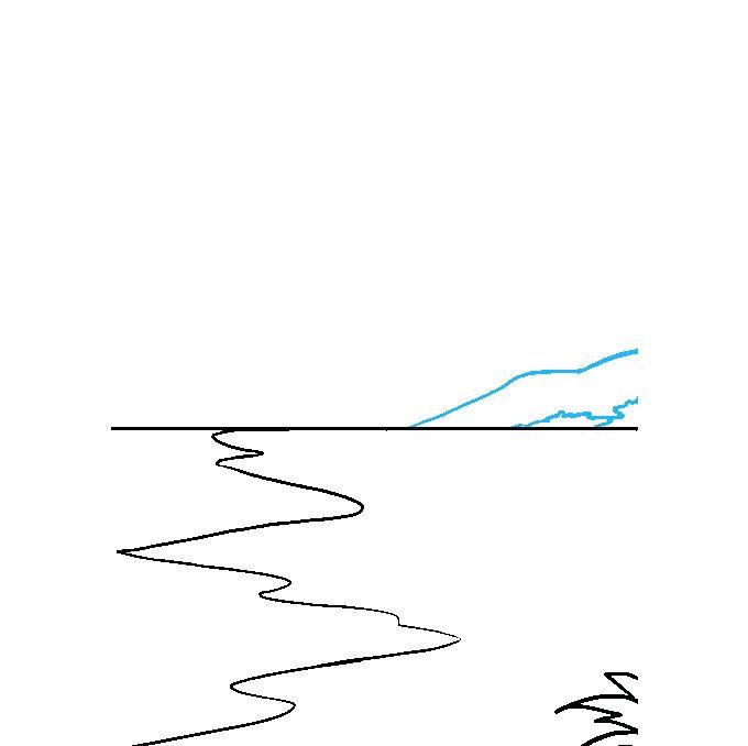 沙滩风景怎么画