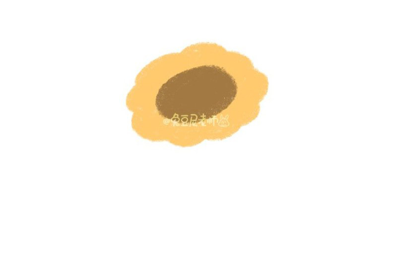 简单的向日葵怎么画