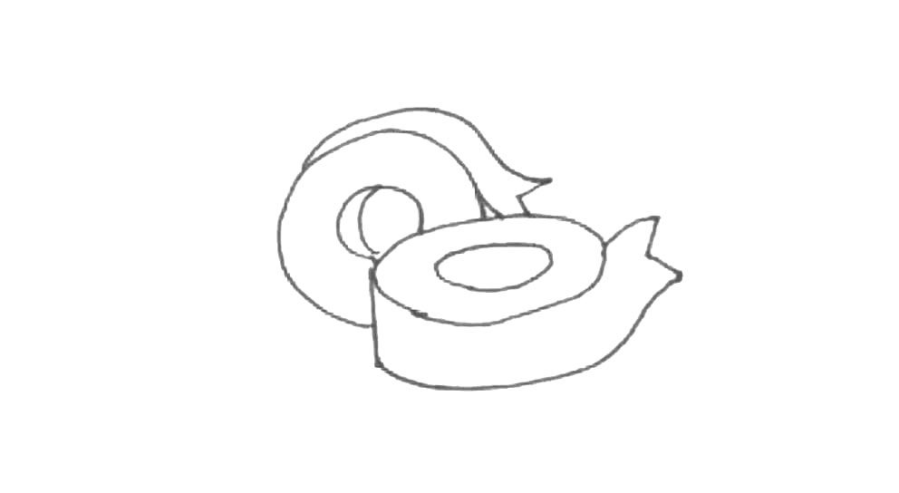 胶带简笔画教程