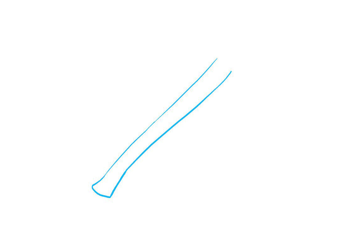 如何画锤子和锯子