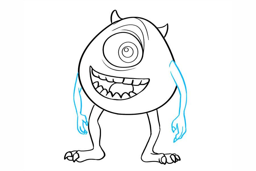如何画大眼仔
