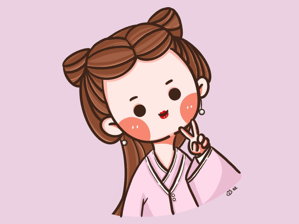 一组可爱人物简笔画图片