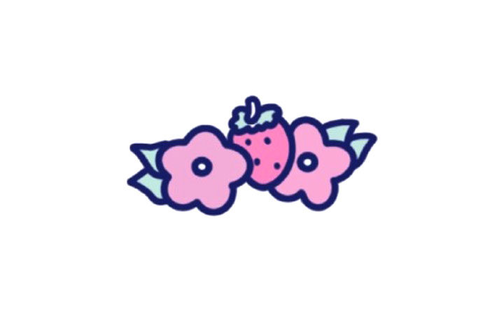一组可爱小物简笔画图片