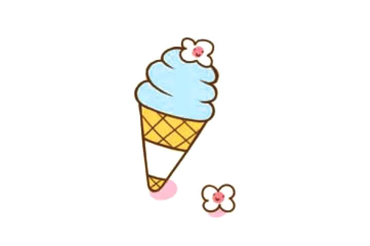 漂亮的冰激凌简笔画图片大全