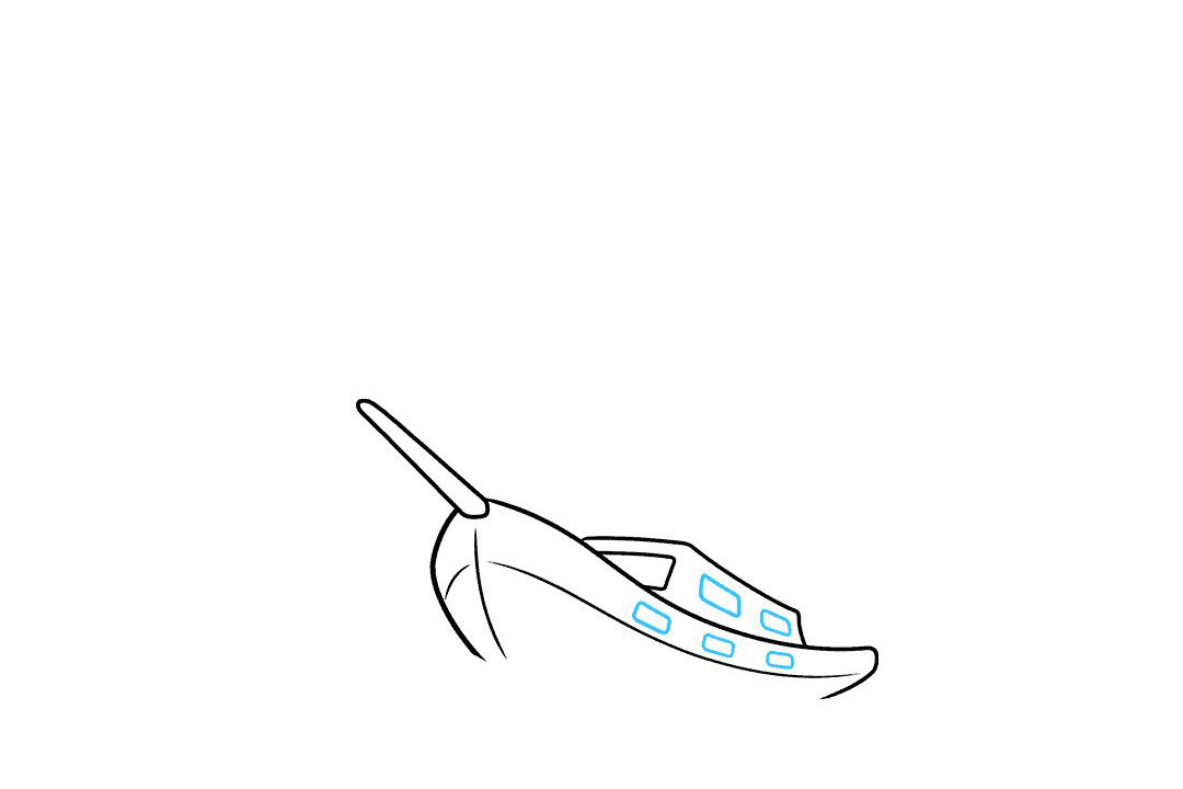 如何画帆船简笔画