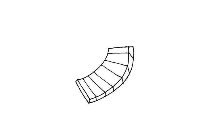 沙滩椅简笔画画法步骤