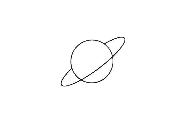 火星简笔画的画法