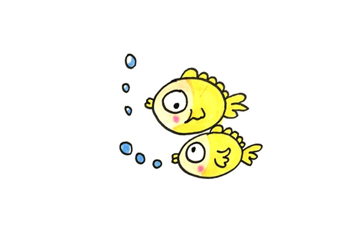 双鱼座怎么画