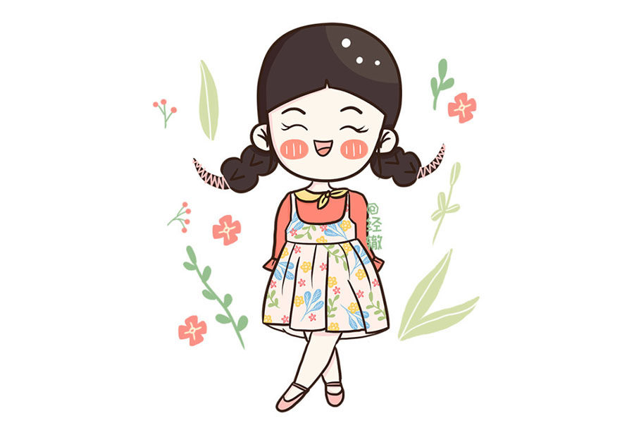 春天在哪里呀！春天在那小姑娘的眼睛里！