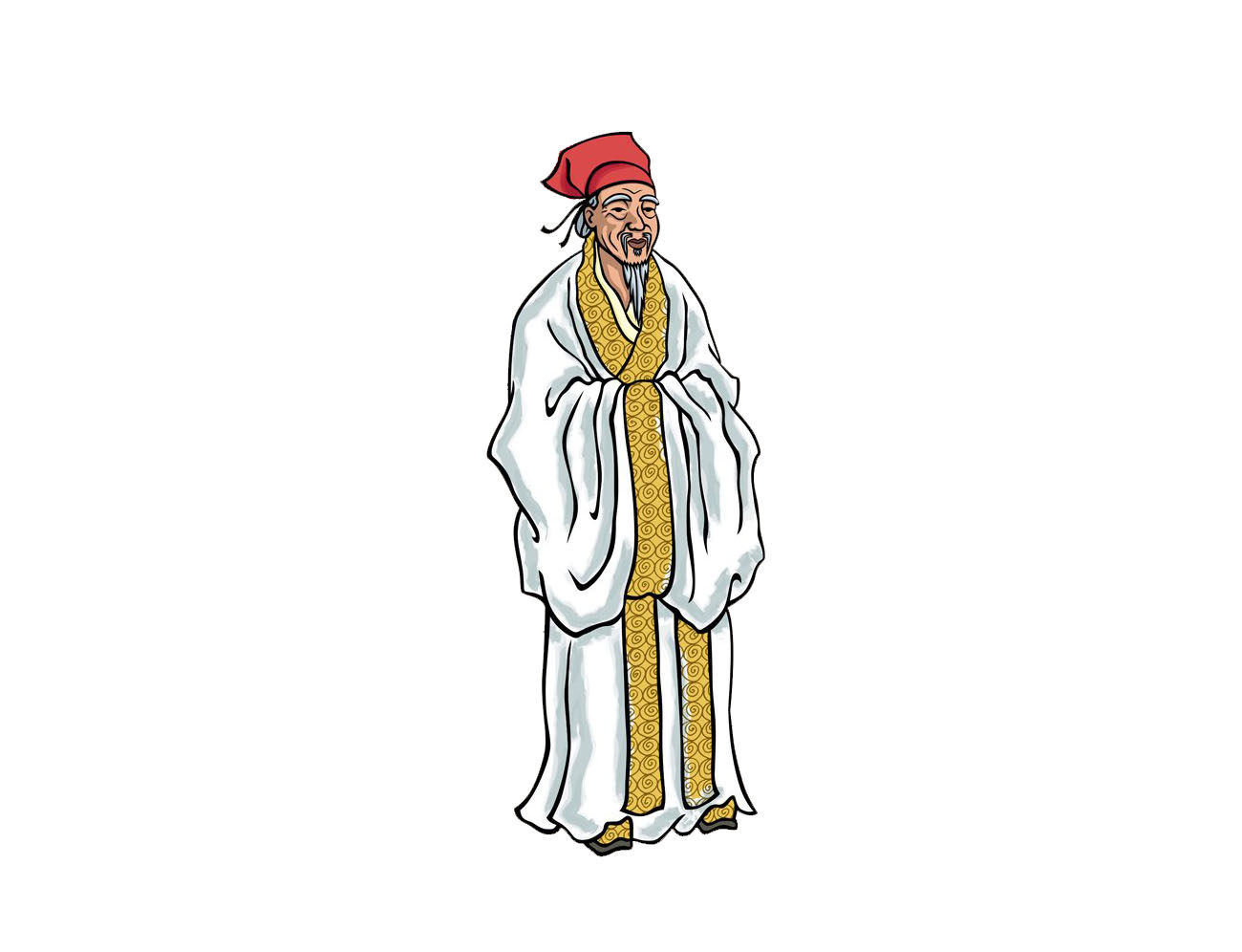 古代人物简笔画图片