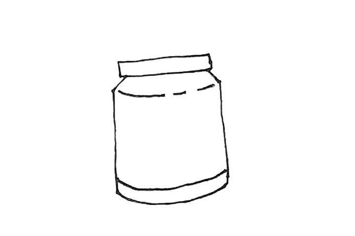 许愿瓶简笔画画法步骤
