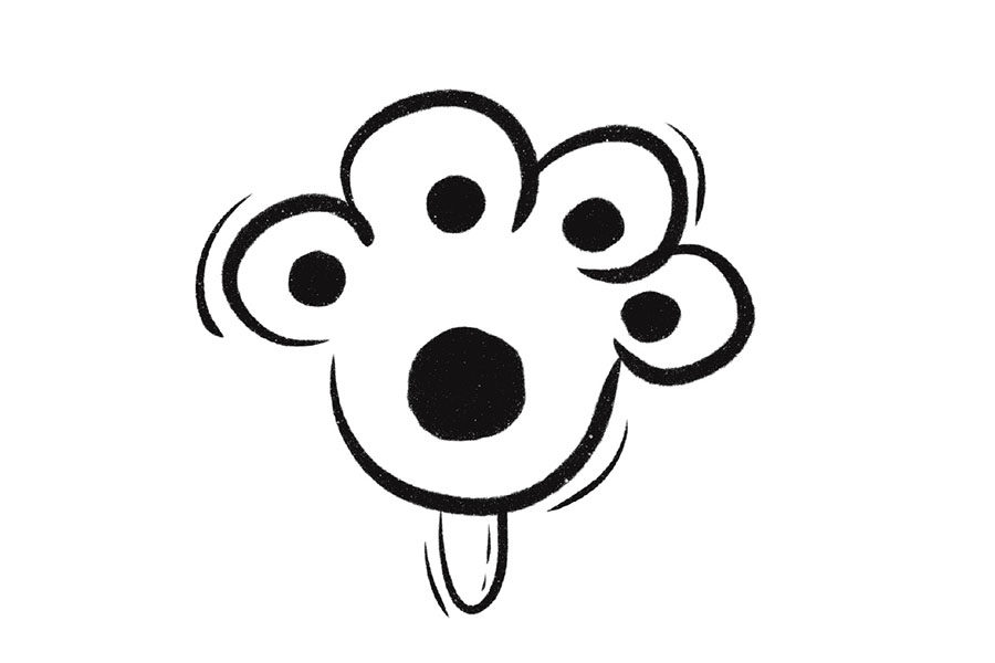 可爱冰激凌简笔画