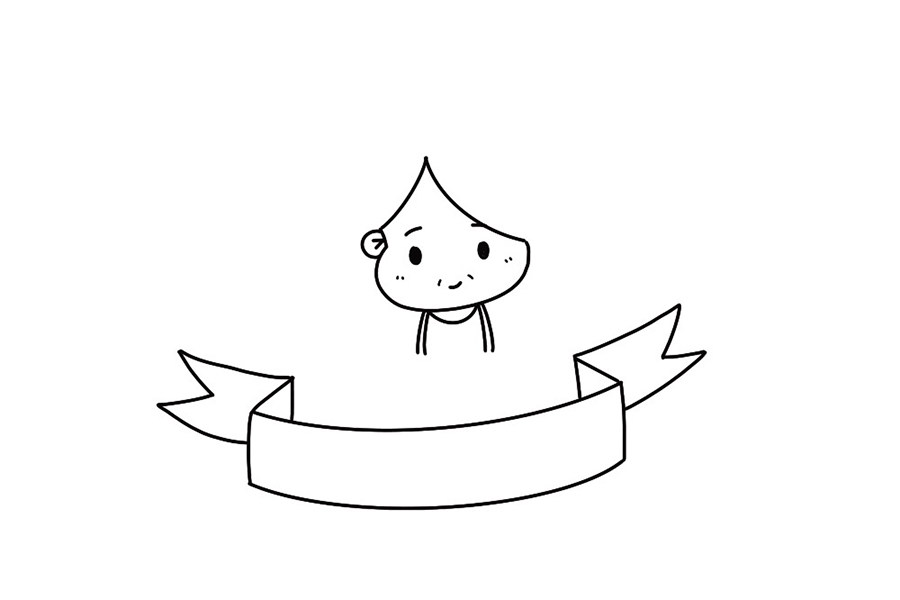 如何画母亲节卡通简笔画