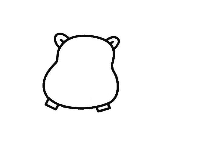 关于河马简笔画画法教程
