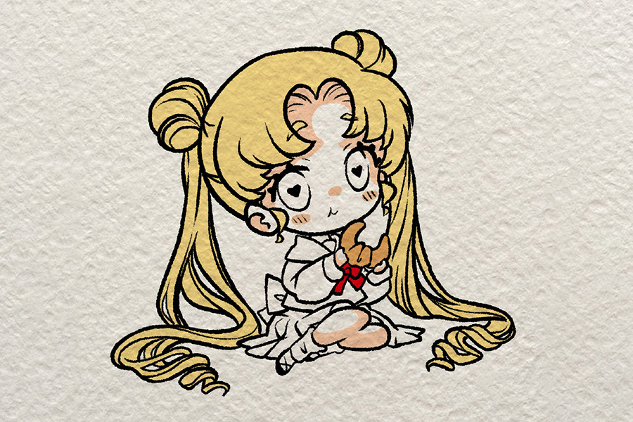 美少女战士简笔画