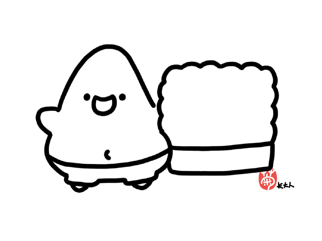 画一对好朋友 可爱的海绵宝宝和派大星