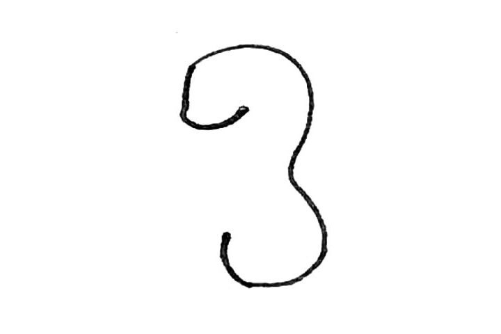 海马简笔画画法详解