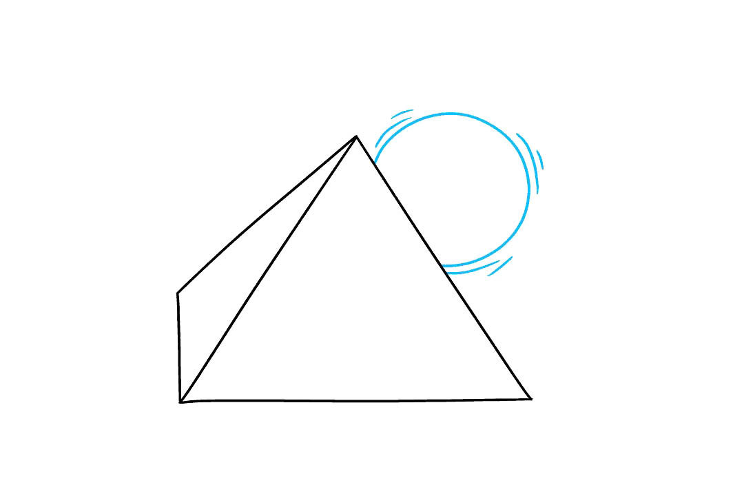 埃及金字塔怎么画