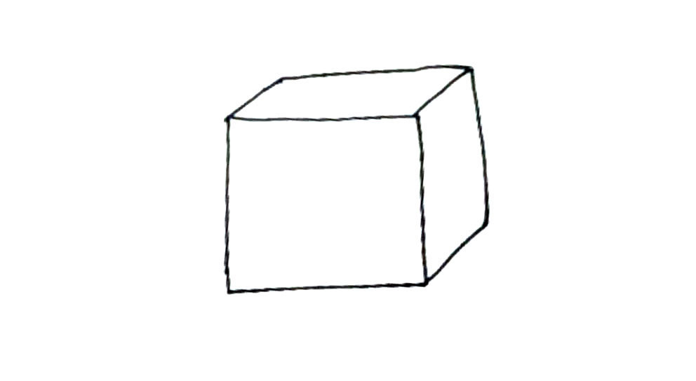 木箱简笔画画法步骤