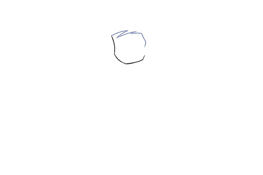 阳光小男孩卡通简笔画