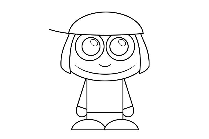 简单易画的小孩子简笔画