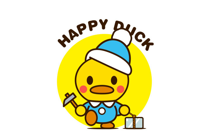 酷酷的小动物们简笔画图片