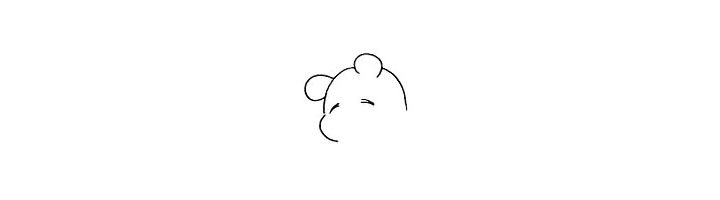 维尼熊简笔画画法教程