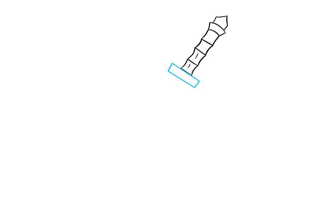 玩具宝剑怎么画