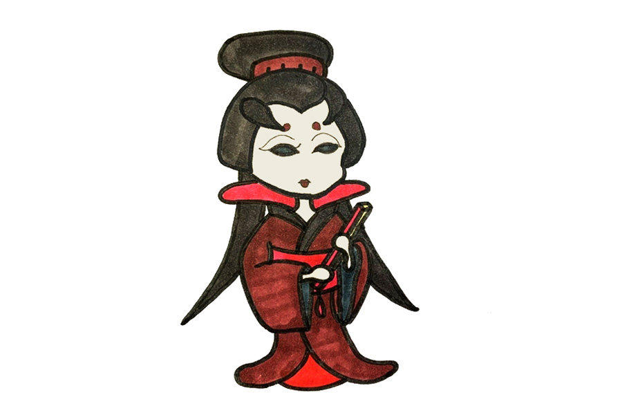 第五人格 红蝶怎么画