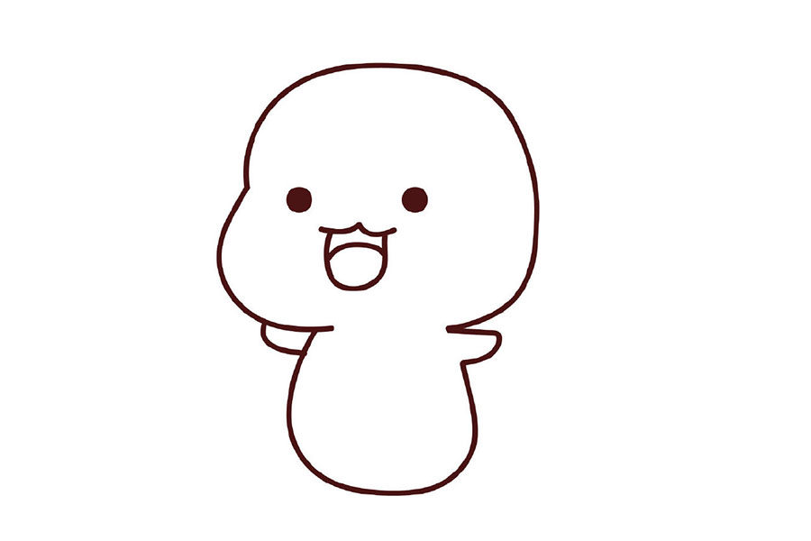 宠物小精灵小火龙的简笔画步骤