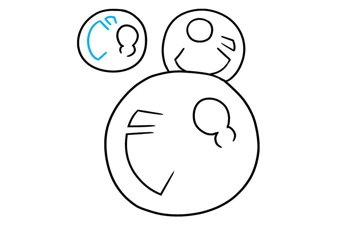 可爱的气泡怎么画