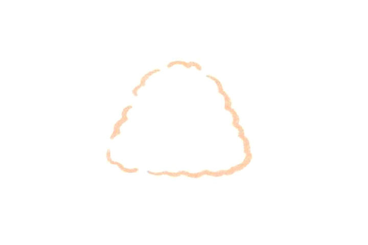 简单可爱的饭团怎么画
