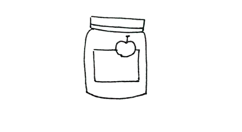 果酱简笔画画法