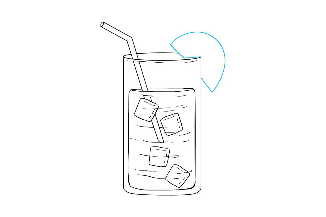 怎样画柠檬水