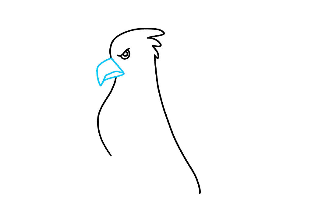 如何画狮鹫简笔画