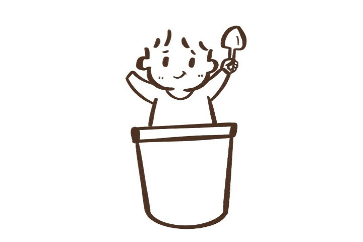 如何画植树节简笔画