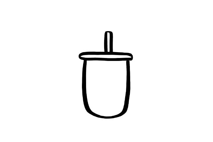 珍珠奶茶简笔画怎么画