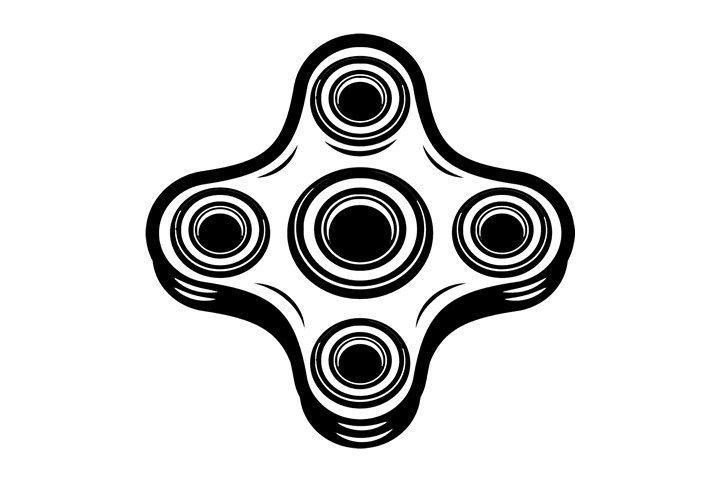 指尖陀螺简笔画图片